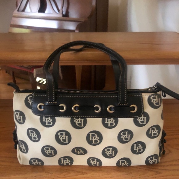 Dooney & Bourke Polka Dot Shoulder Bag rare! - Picture 4 of 6